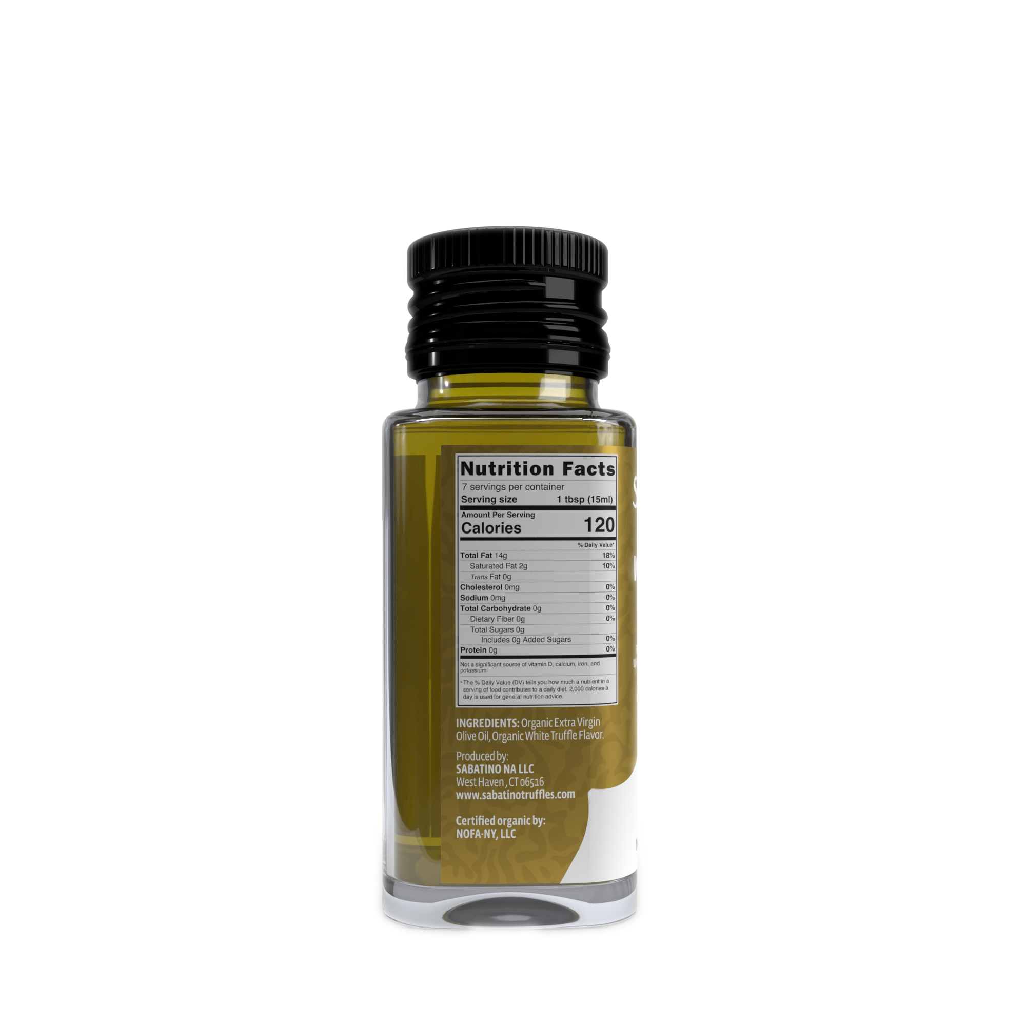 USDA Organic White Truffle Oil - 3.4 fl oz side image