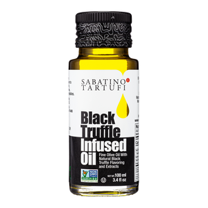 All Natural Black Truffle Infused Oil - 3.4 fl oz - Sabatino Truffles