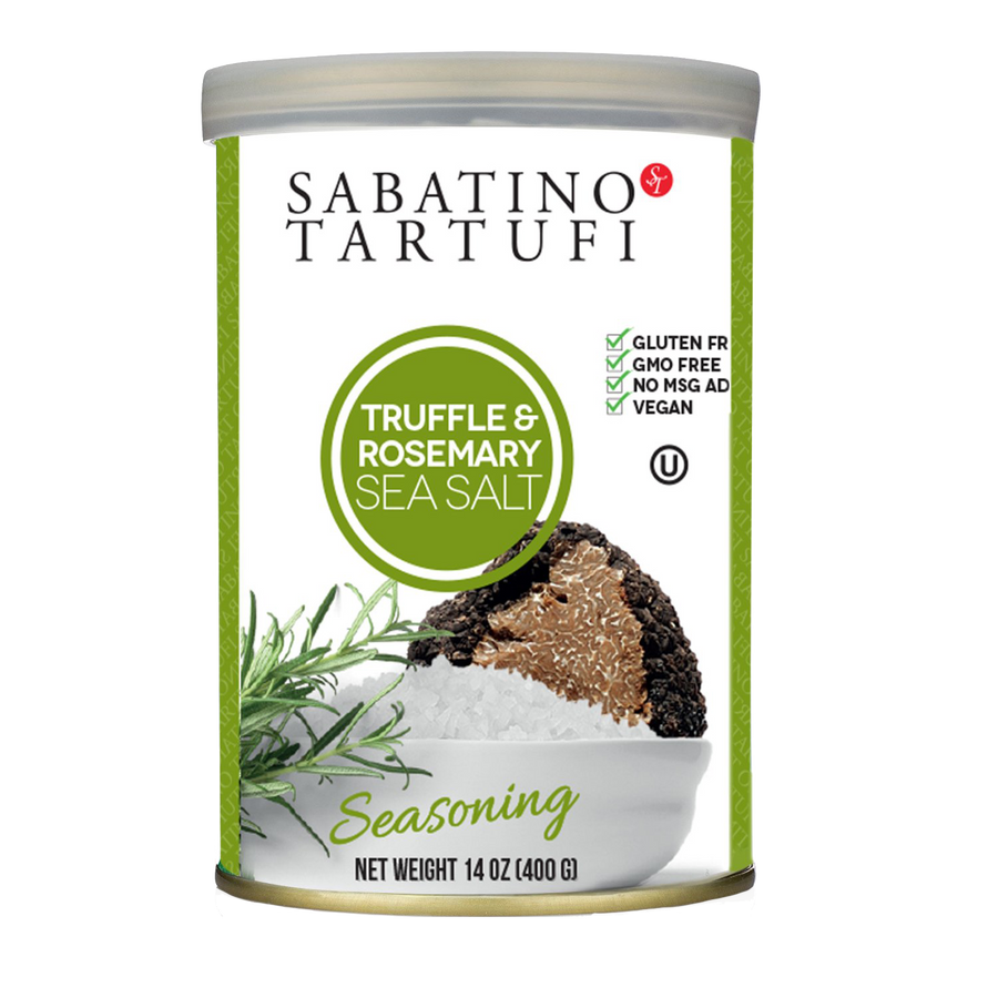 Truffle & Rosemary Sea Salt- 14 oz - Sabatino Truffles