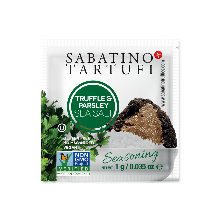 Truffle & Parsley Sea Salt- 1g each, 10 packets - Sabatino Truffles